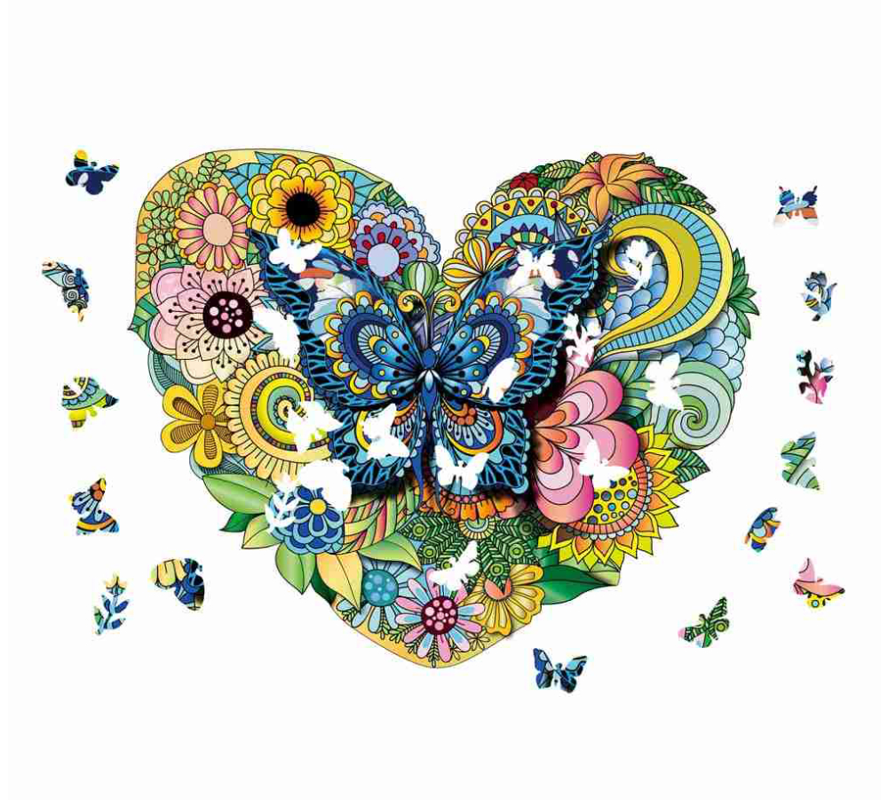 Mandala Puzzles - The Butterfly