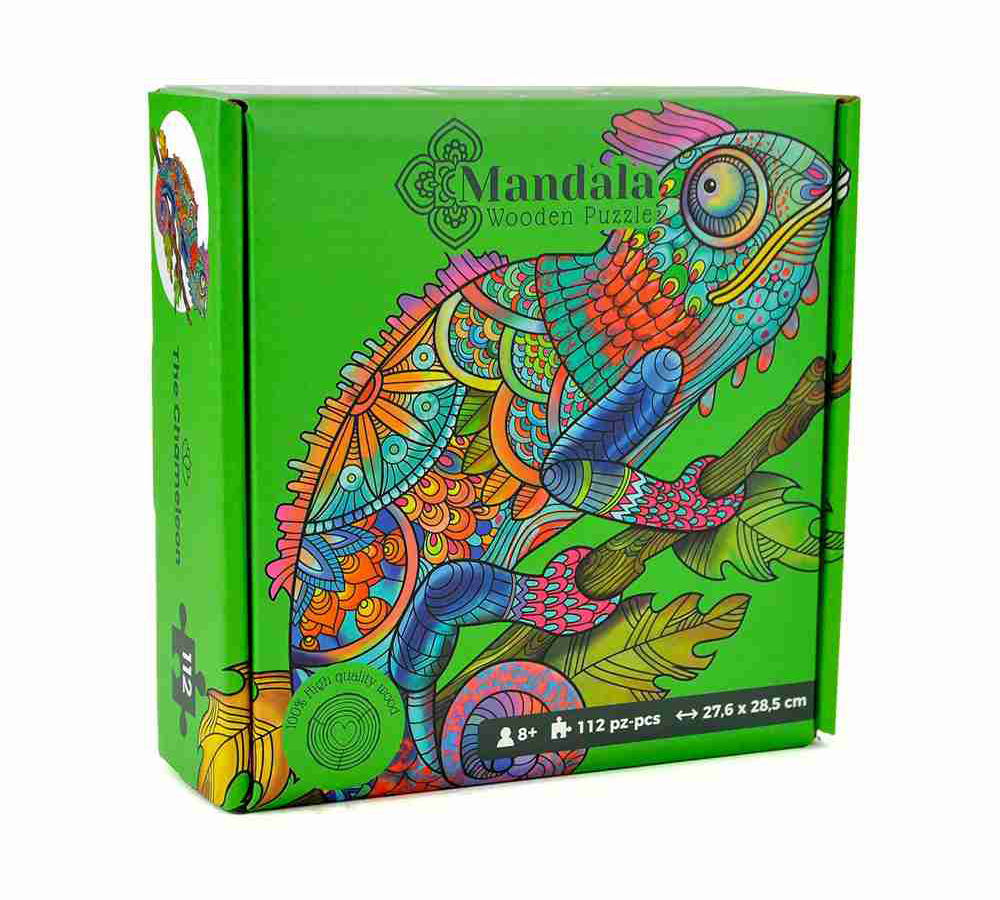 Mandala Puzzles - Chameleon - Image 3