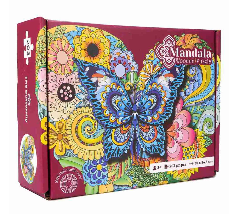 Mandala Puzzles - The Butterfly - Image 3