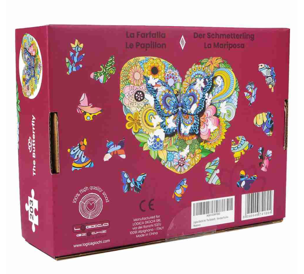 Mandala Puzzles - The Butterfly - Image 4