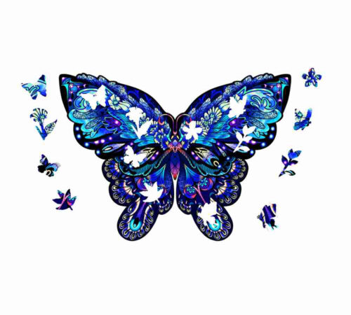 Mandala Puzzles - Night Butterfly