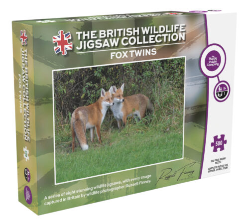 BRITISH WILDLIFE SERIES FOX TWINS 500 PIECE