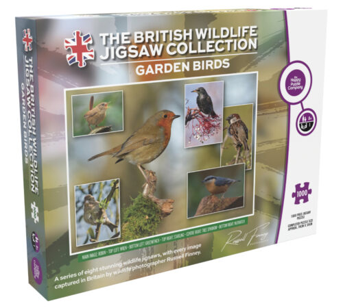 BRITISH WILDLIFE SERIES GARDEN BIRDS MONTAGE 1000 PIECE
