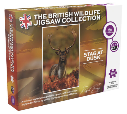 BRITISH WILDLIFE SERIES STAG /DEER AT DUSK 500 PIECE
